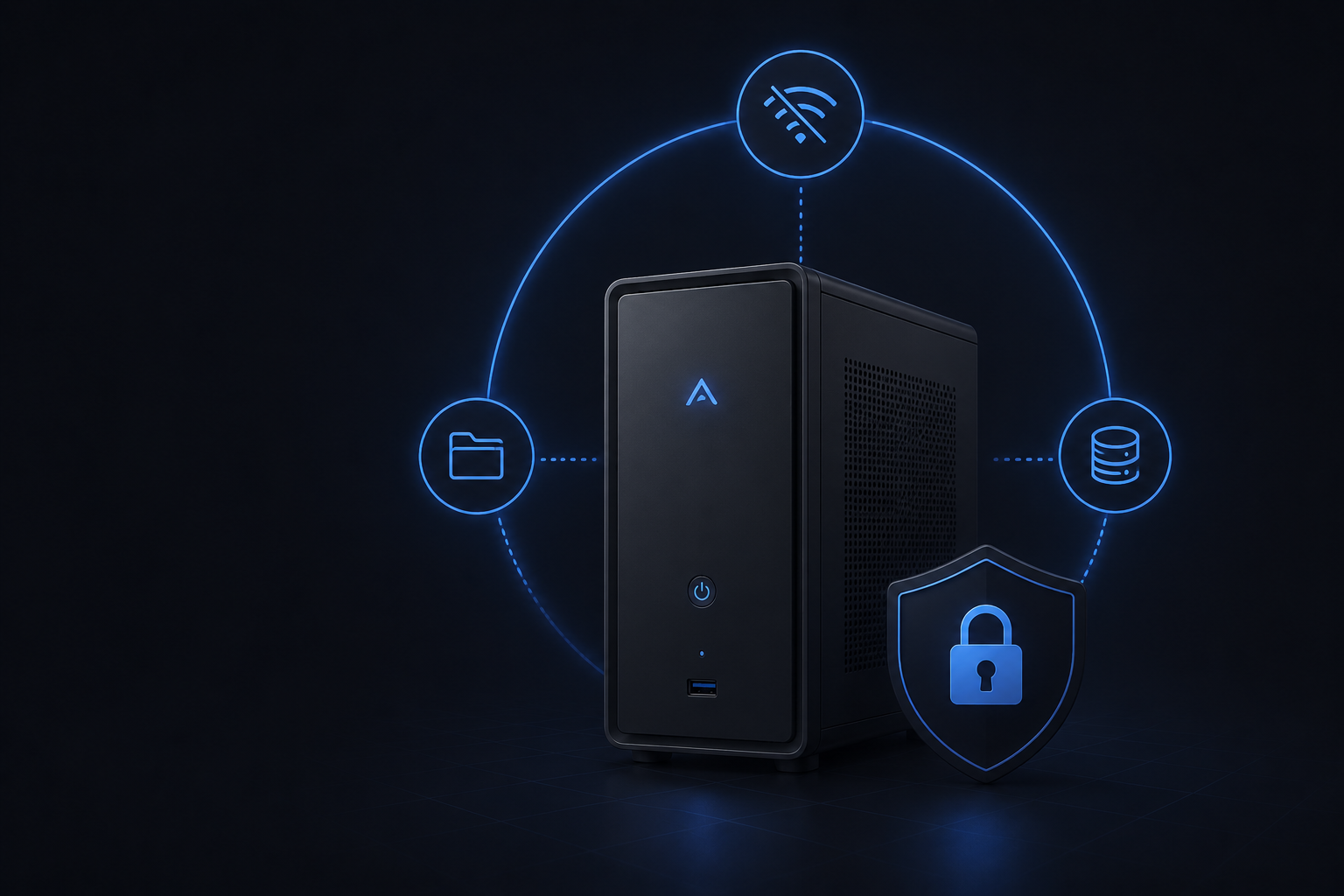 Azimuth local-first workspace with your files on your machine